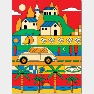 travel around Posters and Art